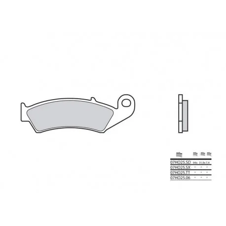 Plaquettes de frein route carbone ceramique BREMBO 07HO2506