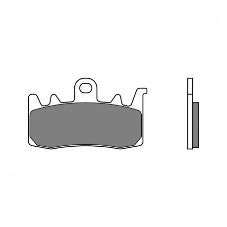 Plaquettes de frein route metal fritte BREMBO 07BB38LA