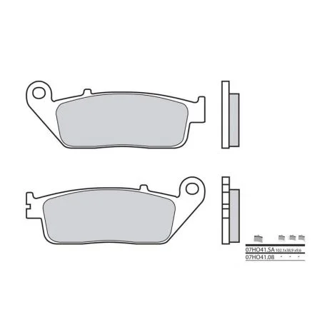 Plaquettes de frein route metal fritte BREMBO 07HO41SA