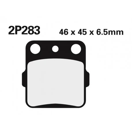 Plaquettes de frein route /Off-Road metal fritte NISSIN 2P-283ST