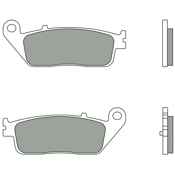 Plaquettes de freins Brembo Organique arrière Ref : 07098CC