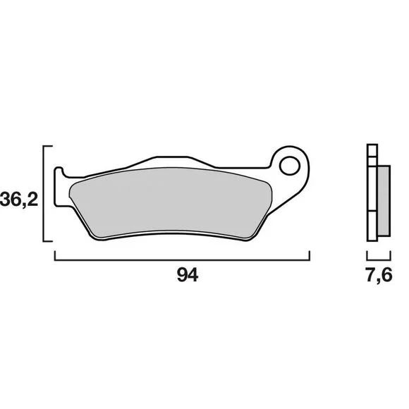 Plaquettes de freins Brembo Sinter Métal Fritté Avant/Arrière selon modèle Ref : 07BB0483
