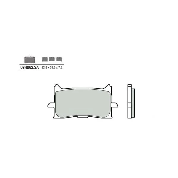 Plaquettes de freins Brembo Sinter Métal Fritté avant Ref : 07HO62SA