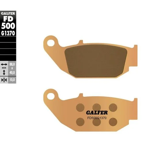 Plaquettes de freins Galfer Sinter Métal Fritté ArrièreHONDA 125 CB 125 R NEO SPORT CAFE ABS (JC79) – 2018 – 2024Ref : FD500G1370