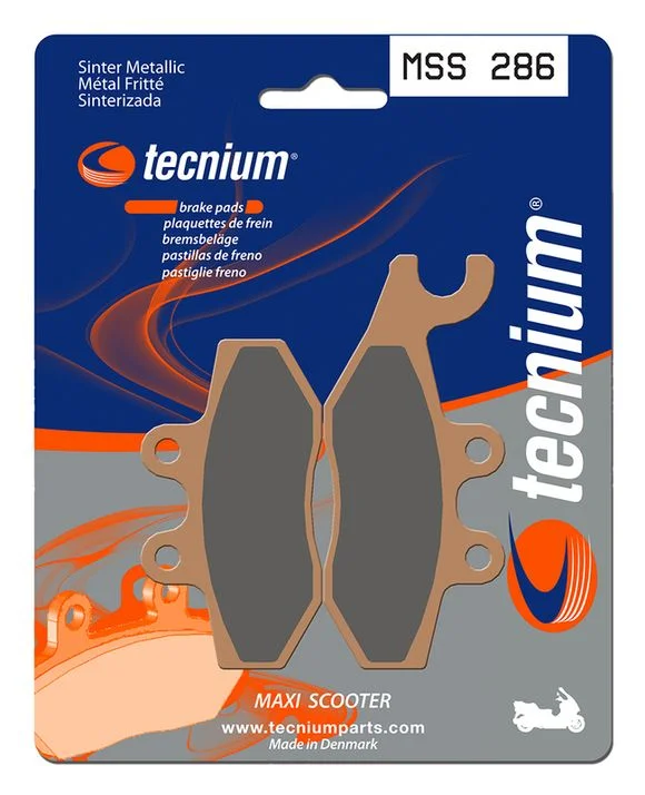 Plaquettes de freins Tecnium Maxi Scooter métal fritté – MSS286 Ref : TE01032A / 1023206