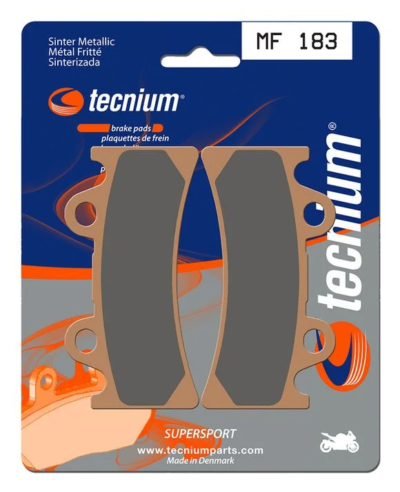 Plaquettes de freins Tecnium Performance métal fritté – MF183 Ref : TE00799A / 1022741