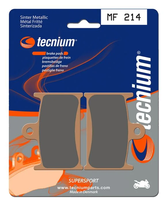 Plaquettes de freins Tecnium Performance métal fritté – MF214 Ref : TE00808A / 1022751