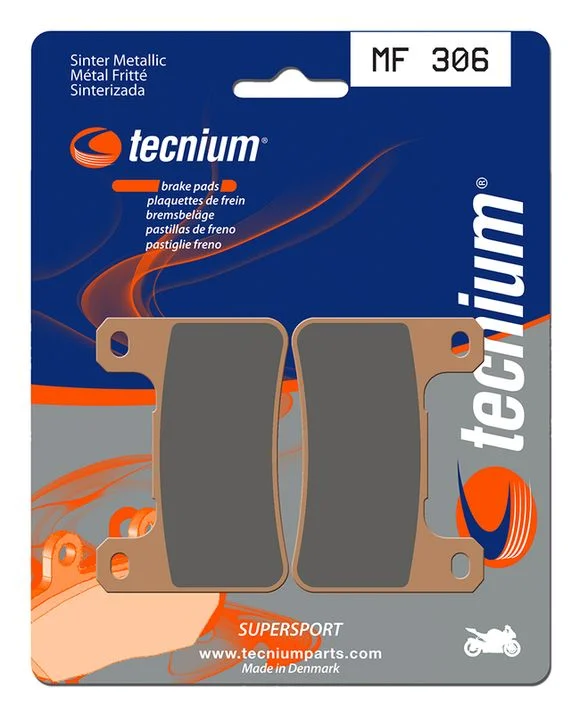 Plaquettes de freins Tecnium Performance métal fritté – MF306 Ref : TE00818A / 1022767