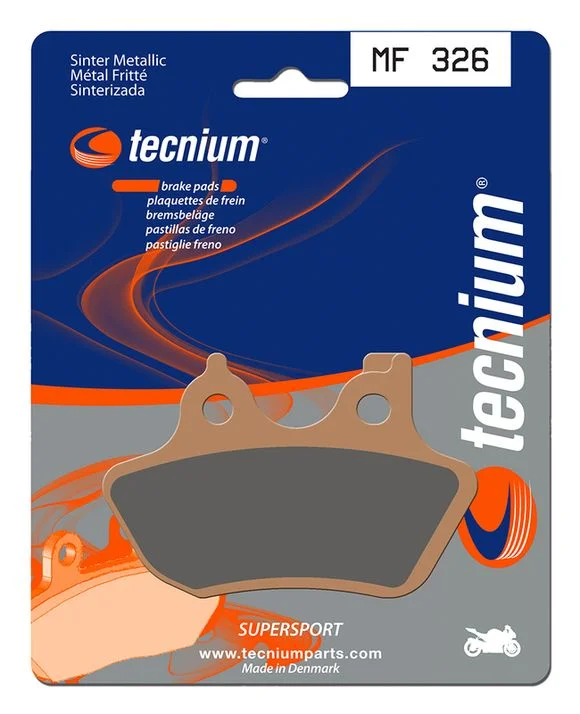 Plaquettes de freins Tecnium Performance métal fritté – MF326 Ref : TE02030A / 1022772