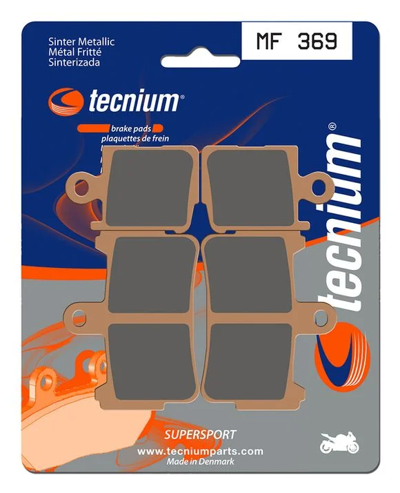 Plaquettes de freins Tecnium Performance métal fritté – MF369 Ref : TE00832A / 1022785
