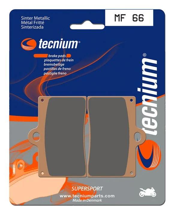 Plaquettes de freins Tecnium Performance métal fritté – MF66 Ref : TE00849A / 1022802