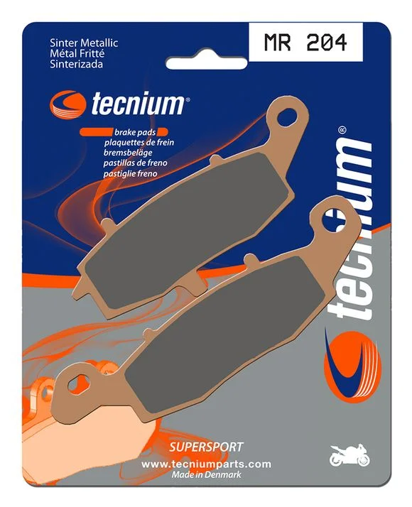 Plaquettes de freins Tecnium Performance métal fritté – MR204 Ref : TE00951A / 1023055