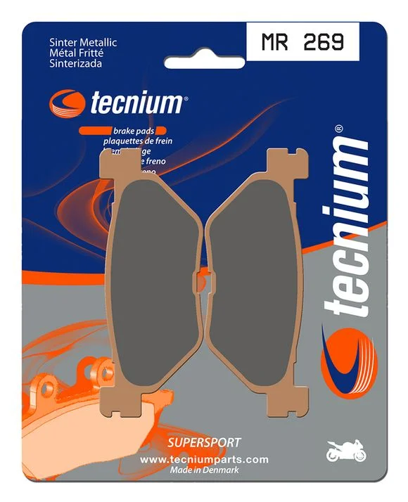 Plaquettes de freins Tecnium Performance métal fritté – MR269 Ref : TE00960A / 1023069