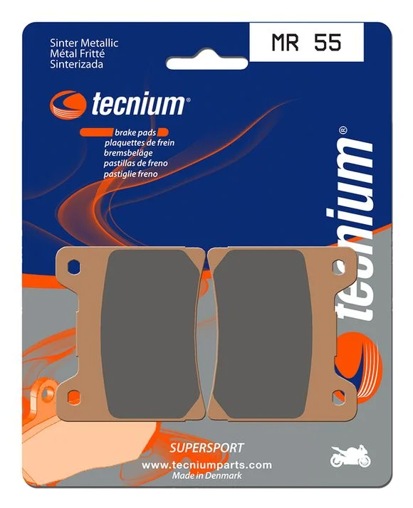 Plaquettes de freins Tecnium Performance métal fritté – MR55 Ref : TE00986A / 1023094