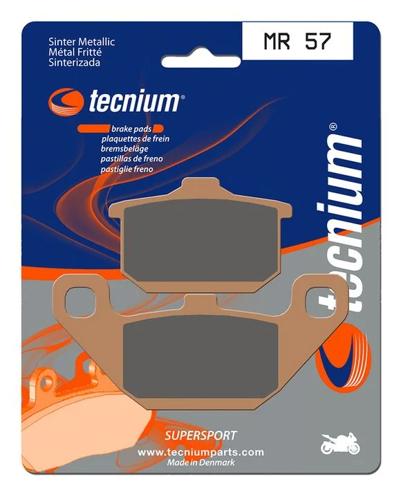 Plaquettes de freins Tecnium Performance métal fritté – MR57 Ref : TE01995A / 1023096