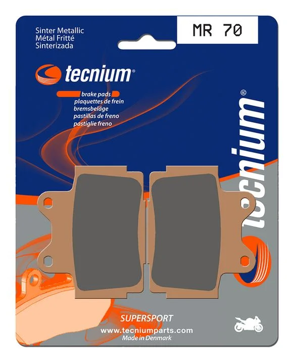 Plaquettes de freins Tecnium Performance métal fritté – MR70 Ref : TE00989A / 1023098