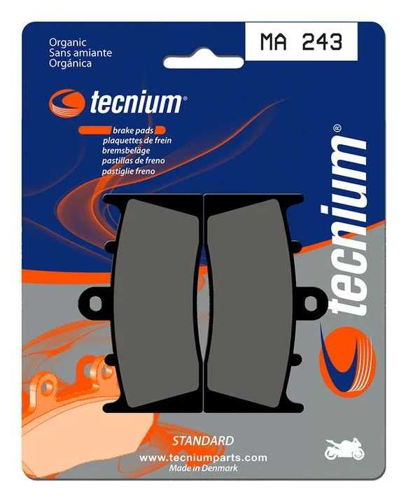 Plaquettes de freins Tecnium route organique – MA243KAWASAKI 400 ZXR 400 (ZX400L) – 1998 – 2001Ref : TE00597A / 1022439