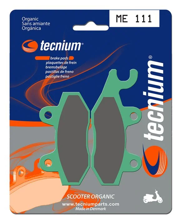 Plaquettes de freins Tecnium Scooter organique – ME111 Ref : TE00700A / 1022610