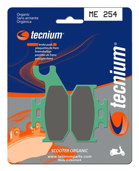Plaquettes de freins Tecnium Scooter organique – ME254 Ref : TE00733A / 1022657