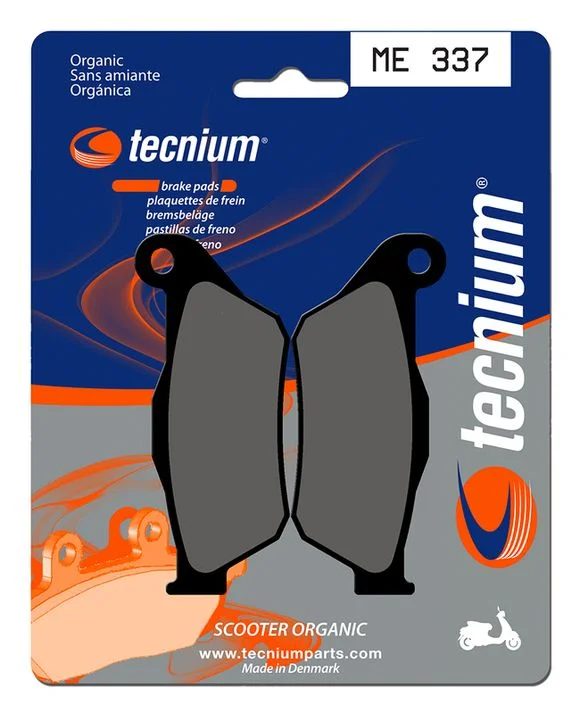 Plaquettes de freins Tecnium Scooter organique – ME337 Ref : TE00750A / 1022682