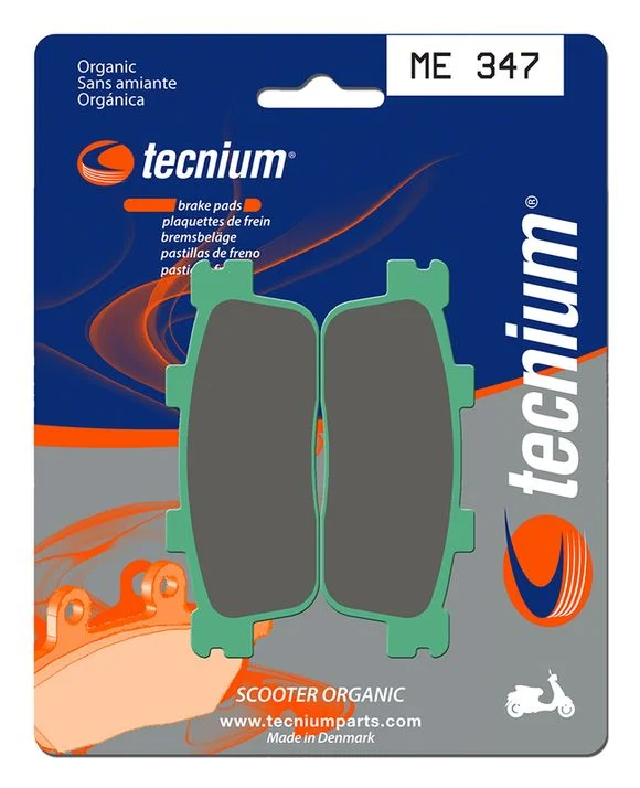 Plaquettes de freins Tecnium Scooter organique – ME347 Ref : TE00752A / 1022684