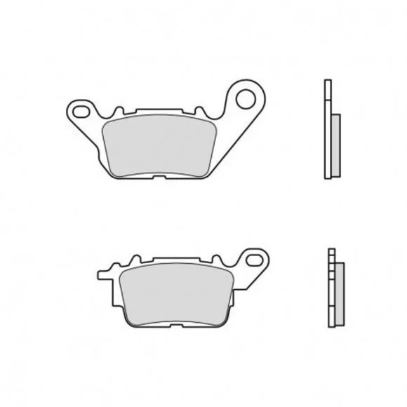 Plaquettes de freins Tecnium Scooter organique – ME443 Ref : TE00766A / 1022705