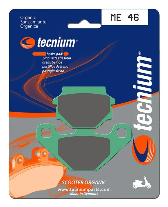 Plaquettes de freins Tecnium Scooter organique – ME46 Ref : TE00767A / 1022706