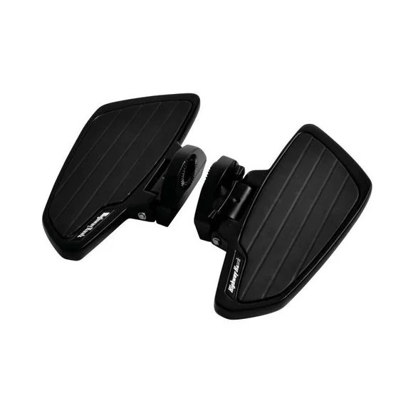 Platine de repose pied Highway Hawk passager smooth – Noir Ref : HIG0493