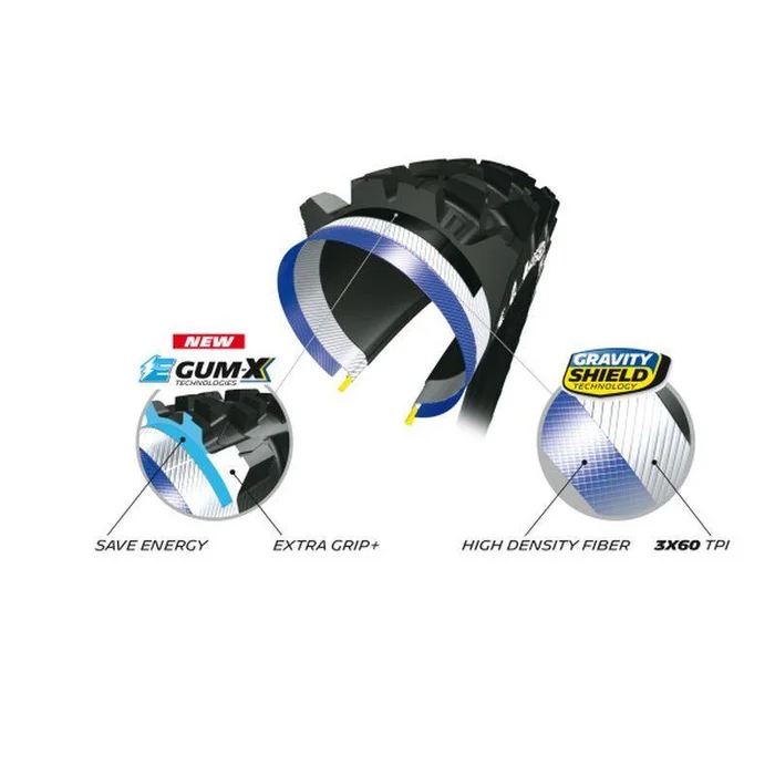 Pneu souple E-Wild Gum-X Av.Tub.Ready 27.5 x 2.60