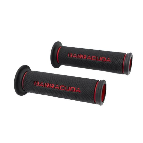 Poignées de guidon Barracuda BASIC RACING Universel – Rouge Ref : BAR0206