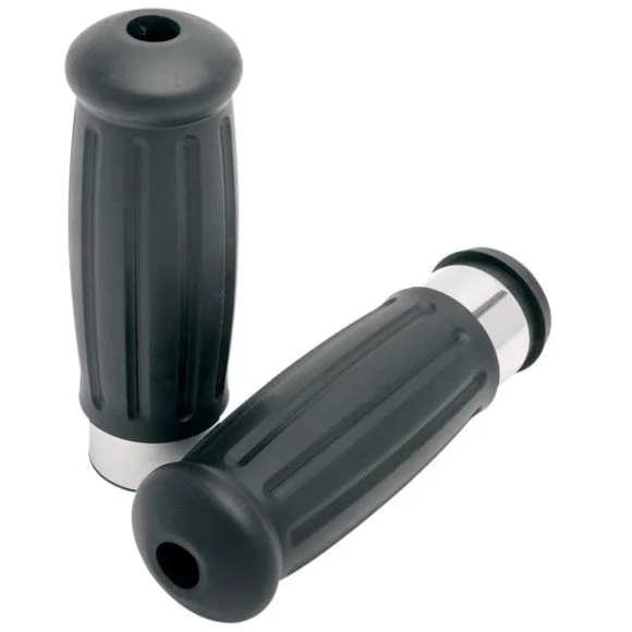 Poignées de guidon Drag Specialties Vintage style – Noir Ref : DRG0174 / 06300594