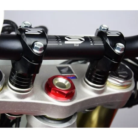 Pontets de guidon SCAR 28.6mm +35 a 45mm HONDA FANTIC YAMAHA