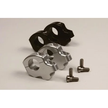 Pontets decales LSL Ø28,6mm hauteur +25mm/deport +16mm noir