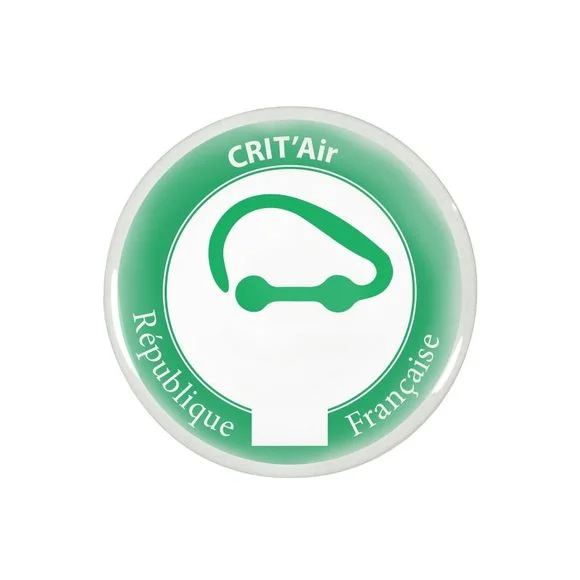 Porte assurance Chaft Protège vignette Crit’Air Universel – Incolore Ref : CH0644 / PE100