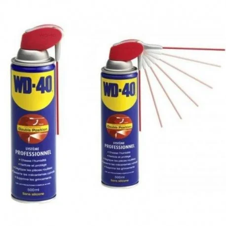 Presentoir + aerosol WD-40 System Pro 500 ml