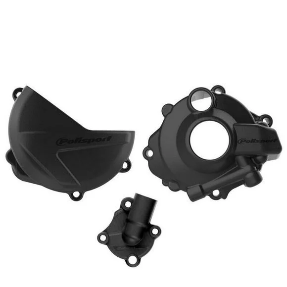 Protection Moteur Polisport kit protection de carter d’embrayage, d’allumage et de pompe à eau Ref : PLS00714A / 1119654001