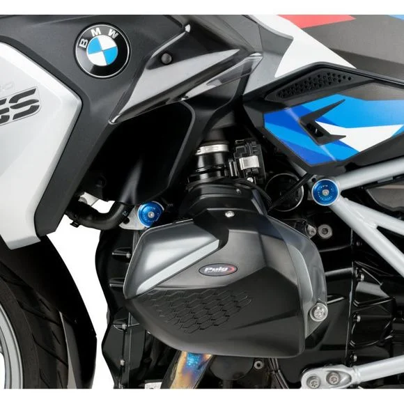 Protection Moteur Puig Kit de 2 pare-carters – Noir Ref : PUI0652 / 21364N