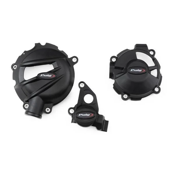 Protection Moteur Puig Kit de 3 pare-carters – Noir Ref : PUI0651 / 21241N