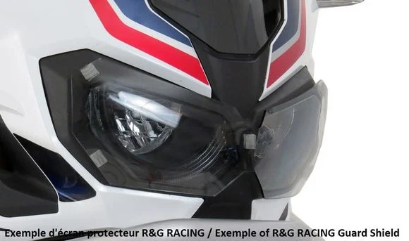 Protection Phare R&G Racing Ecran de protection feu avant translucide Ref : RGR00563A / 1068641