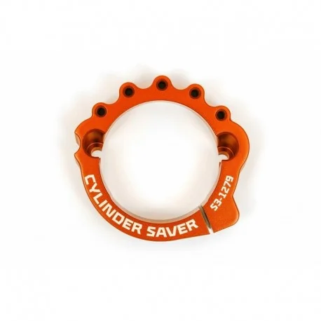 Protection sortie cylindre-echappement S3 orange KTM/Husqvarna