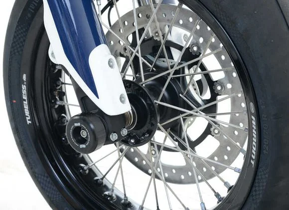Protections de fourche R&G Racing noirHUSQVARNA 701 701 SUPERMOTO – 2016 – 2024Ref : RGR00528A / 1070228