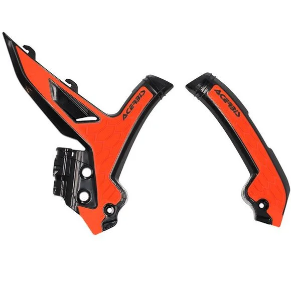 Protège cadre Acerbis X-GRIP – Noir / Orange Ref : AE5705