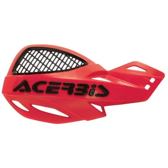 Protèges-mains Acerbis MX UNICO VENTED Universel – Rouge / Noir Ref : AE1719