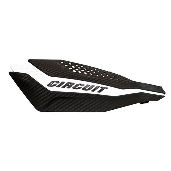 Protèges-mains Circuit Equipement UNIVERSEL DAKAR Universel – Carbone / Blanc Ref : CRE0017 / PM038-2D2
