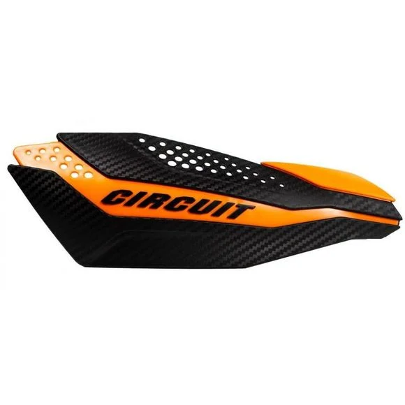 Protèges-mains Circuit Equipement UNIVERSEL DAKAR Universel – Carbone / Orange Ref : CRE0021 / PM038-2D9
