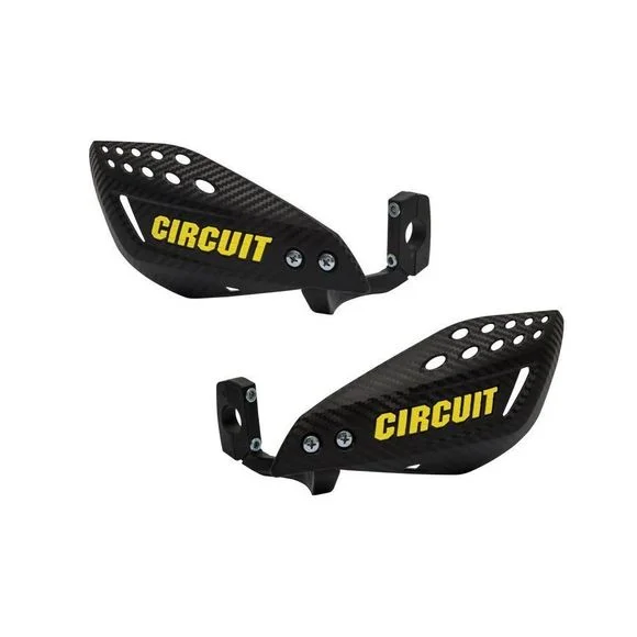 Protèges-mains Circuit Equipement VECTOR Universel – Carbone / Jaune Ref : CRE0036 / PM061-2D6