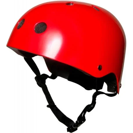 RED METAL HELMET
