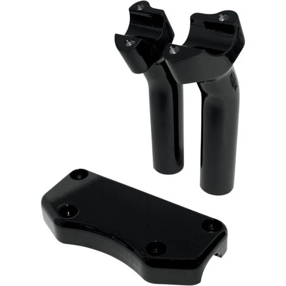 Réhausseur Drag Specialties Riser kit 14 cm pour guidon Diamètre 25.4-38 mm Universel – Noir Ref : DRG0149