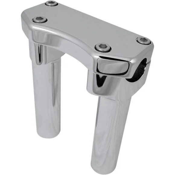 Réhausseur Drag Specialties Riser kit 15 cm pour guidon Diamètre 25.4-38 mm Universel – Gris Ref : DRG0150