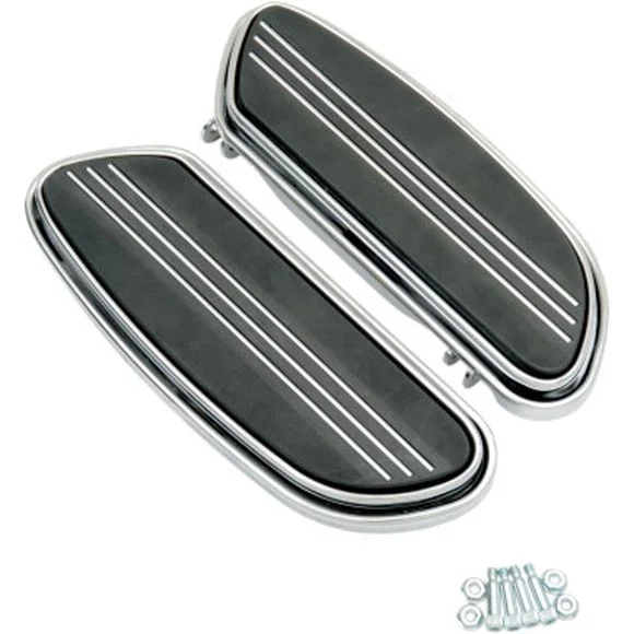Repose-pieds Drag Specialties Sweeper pilote chrome Ref : DRG0163 / 16210347